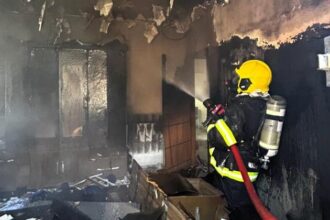 bombeiros-combatem-incendio-em-primeira-ocorrencia-apos-inauguracao-de-unidade-em-querencia