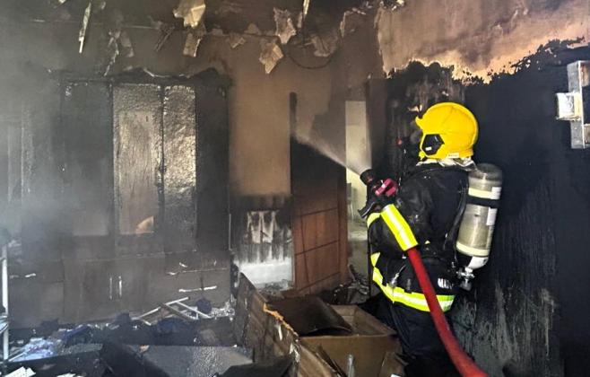 bombeiros-combatem-incendio-em-primeira-ocorrencia-apos-inauguracao-de-unidade-em-querencia