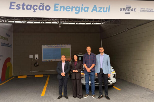 sebrae/mt-inaugura-estacao-energia-azul-para-recarga-de-veiculos-eletricos