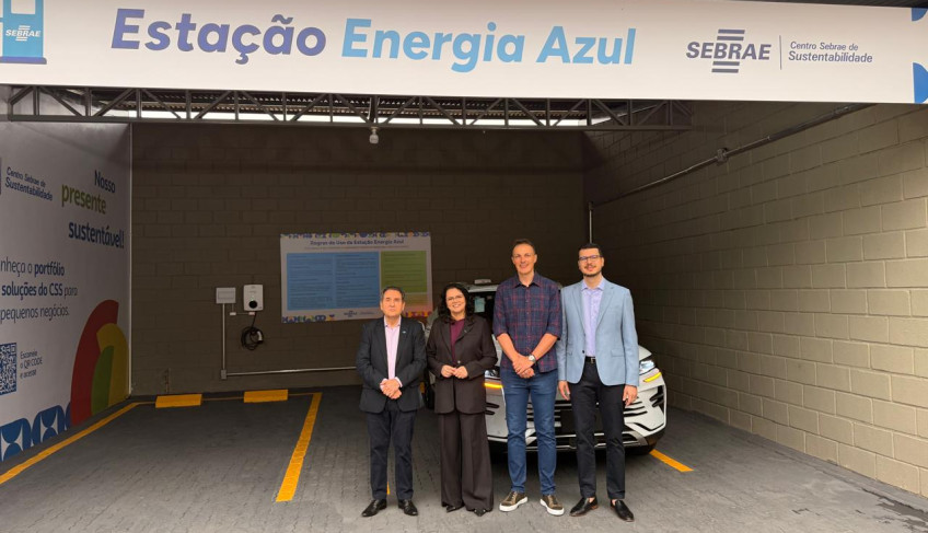 sebrae/mt-inaugura-estacao-energia-azul-para-recarga-de-veiculos-eletricos